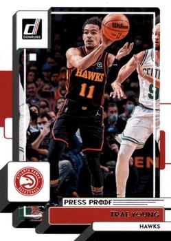 2022-23 Donruss - Silver Press Proof #59 Trae Young Front