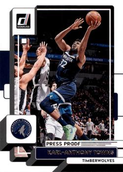 2022-23 Donruss - Silver Press Proof #95 Karl-Anthony Towns Front