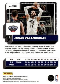 2022-23 Donruss - Silver Press Proof #163 Jonas Valanciunas Back
