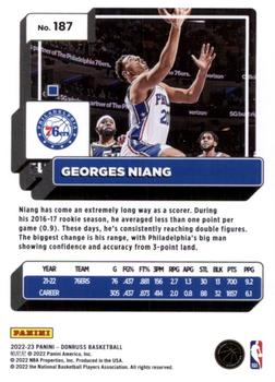 2022-23 Donruss - Silver Press Proof #187 Georges Niang Back