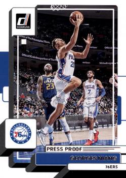 2022-23 Donruss - Silver Press Proof #187 Georges Niang Front