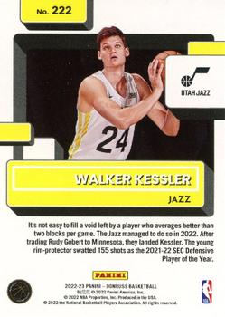 2022-23 Donruss - Silver Press Proof #222 Walker Kessler Back