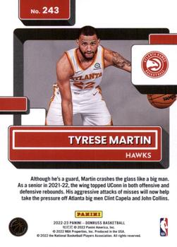 2022-23 Donruss - Silver Press Proof #243 Tyrese Martin Back