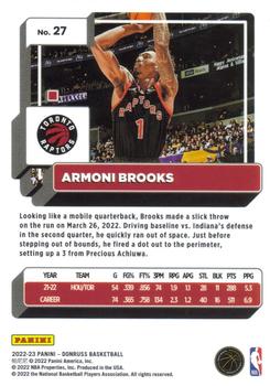 2022-23 Donruss - Purple Press Proof #27 Armoni Brooks Back