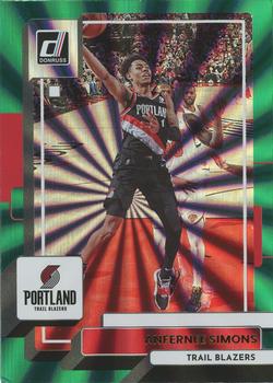 2022-23 Donruss - Holo Laser Green #107 Anfernee Simons Front