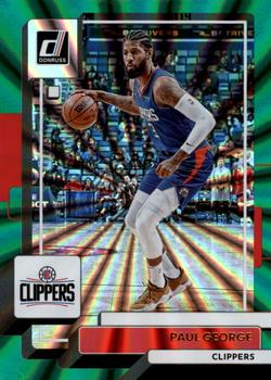 2022-23 Donruss - Holo Laser Green #122 Paul George Front