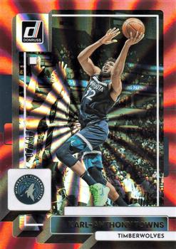 2022-23 Donruss - Holo Laser Red #95 Karl-Anthony Towns Front