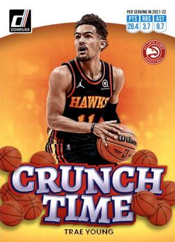 2022-23 Donruss - Crunch Time #2 Trae Young Front