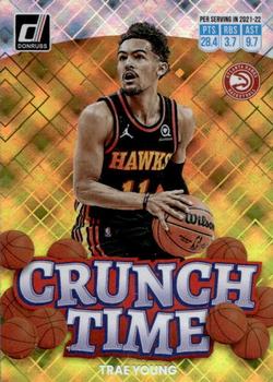 2022-23 Donruss - Crunch Time Diamond #2 Trae Young Front