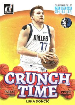 2022-23 Donruss - Crunch Time Press Proof #1 Luka Doncic Front
