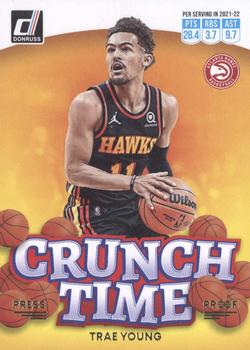 2022-23 Donruss - Crunch Time Press Proof #2 Trae Young Front