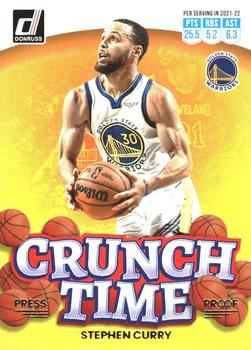 2022-23 Donruss - Crunch Time Press Proof #4 Stephen Curry Front