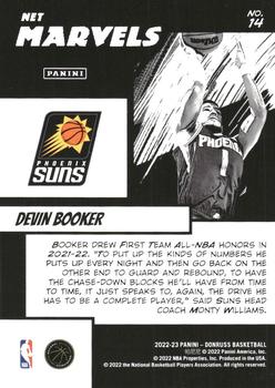 2022-23 Donruss - Net Marvels #14 Devin Booker Back