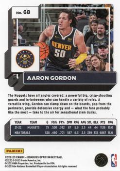 2022-23 Donruss Optic #68 Aaron Gordon Back