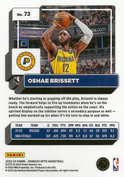 2022-23 Donruss Optic #73 Oshae Brissett Back