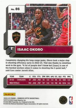 2022-23 Donruss Optic #86 Isaac Okoro Back