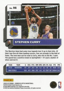 2022-23 Donruss Optic #96 Stephen Curry Back