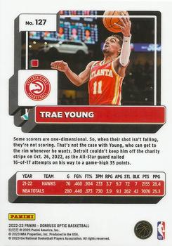 2022-23 Donruss Optic #127 Trae Young Back