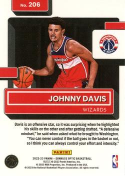 2022-23 Donruss Optic #206 Johnny Davis Back