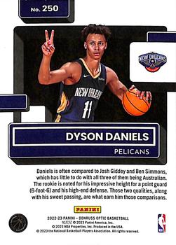 2022-23 Donruss Optic #250 Dyson Daniels Back