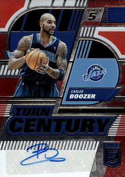 2022-23 Donruss Elite - Turn of the Century Signatures Red #TCS-CBZ Carlos Boozer Front