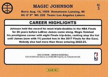 2022-23 Donruss - Retro Series #5 Magic Johnson Back
