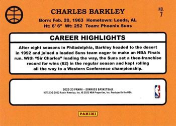 2022-23 Donruss - Retro Series Diamond #7 Charles Barkley Back