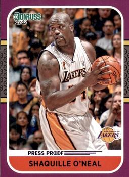2022-23 Donruss - Retro Series Purple Press Proof #2 Shaquille O'Neal Front