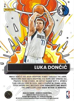 2022-23 Donruss - Bomb Squad #6 Luka Doncic Back