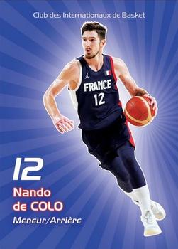 2023 Amicale des Internationaux de Basket Légendes du Basket Français: Série 9 #NNO Nando de Colo Front