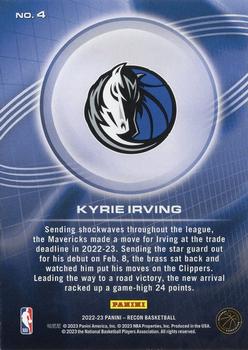 2022-23 Panini Recon #4 Kyrie Irving Back