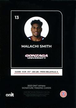 2023-24 ONIT Athlete Gonzaga Bulldogs - Blackout #NNO Malachi Smith Back