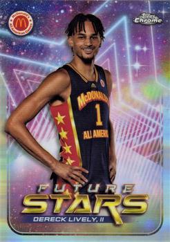 2022 Topps Chrome McDonald's All American - Future Stars #FS-4 Dereck Lively, II Front