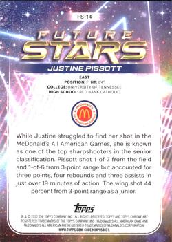 2022 Topps Chrome McDonald's All American - Future Stars #FS-14 Justine Pissott Back