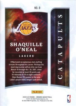 2022-23 Panini Origins - Catapults #9 Shaquille O'Neal Back