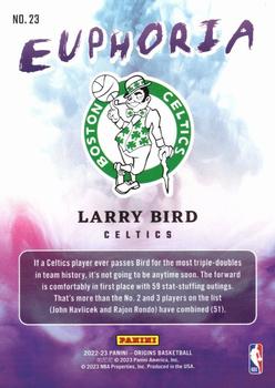 2022-23 Panini Origins - Euphoria #23 Larry Bird Back