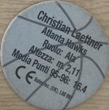 1996 Bates Milk Caps (Italian) #NNO Christian Laettner Back