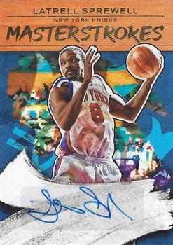 2022-23 Panini Court Kings - Masterstrokes #MS-LSK Latrell Sprewell Front
