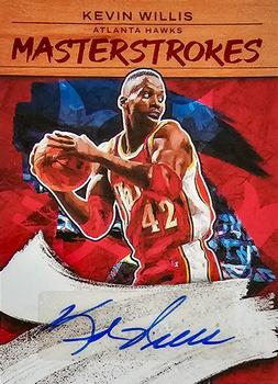 2022-23 Panini Court Kings - Masterstrokes Ruby #MS-KWH Kevin Willis Front