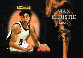2022 Wild Card Matte - Smoking Guns Black/Orange #SG-20 Max Christie Front