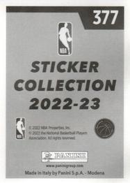 2022-23 Panini NBA Sticker & Card Collection (European Edition) #377 Jaren Jackson Jr. Back