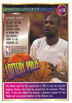 1994-95 Finest - Lottery Prize Refractors Test #LP14 Stacey Augmon Back