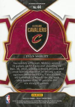 2022-23 Panini Select #44 Evan Mobley Back