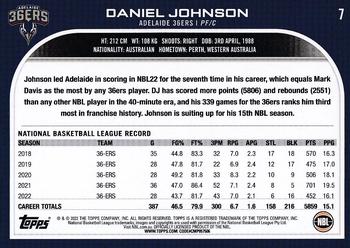 2022-23 Topps NBL #7 Daniel Johnson Back