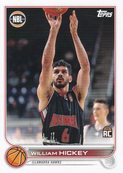 2022-23 Topps NBL #34 William Hickey Front