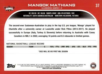 2022-23 Topps NBL #37 Mangok Mathiang Back