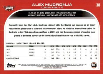 2022-23 Topps NBL #38 Alex Mudronja Back