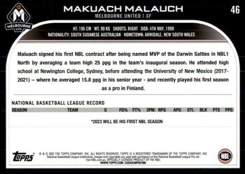 2022-23 Topps NBL #46 Makuach Maluach Back