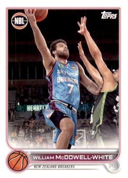 2022-23 Topps NBL #58 William McDowell-White Front