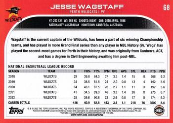 2022-23 Topps NBL #68 Jesse Wagstaff Back